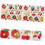 2 sets fruitpuzzel, creatief educatief speelgoed voor interactief puzzelbord 5