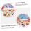 2 sets fruitpuzzel, creatief educatief speelgoed voor interactief puzzelbord 7