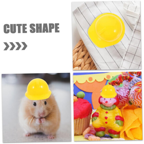 40 stuks mini-bouwhoedjes van plastic, kindercosplay 2