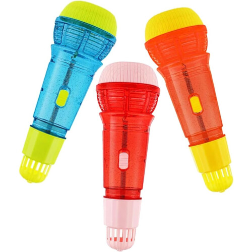 3 stuks microfoons, decoratieve microfoons, rollenspelmicrofoons, gesimuleerde tunnelmicrofoons