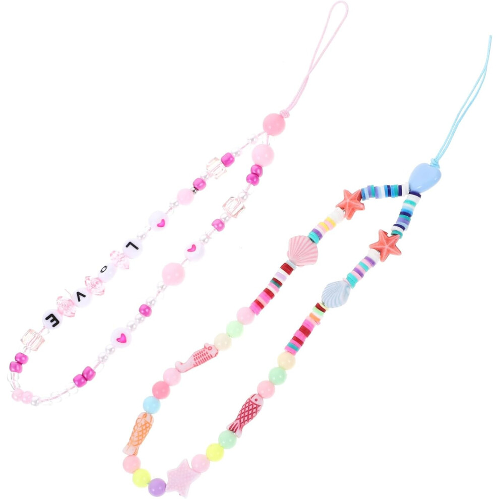 Sleutelhanger Lanyard Telefoon Polsband Kralen Lanyard Koord voor Mobiele Telefoonhoesje