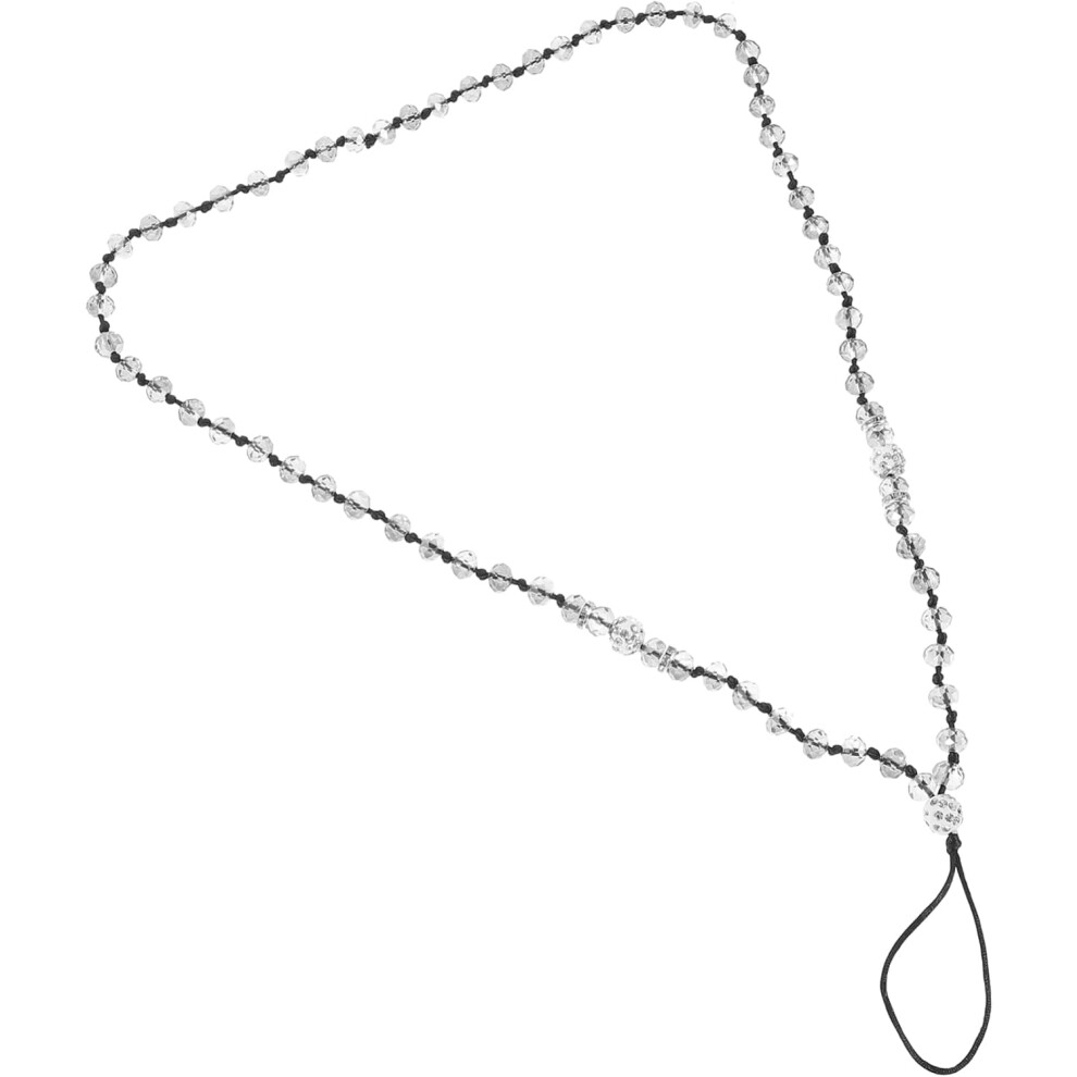 1 stuk mobiele telefoonriemen kralen telefoonketting kristal kralen sleutelhanger telefoonhoesje houder touw telefoon kralen riem lanyards telefoon