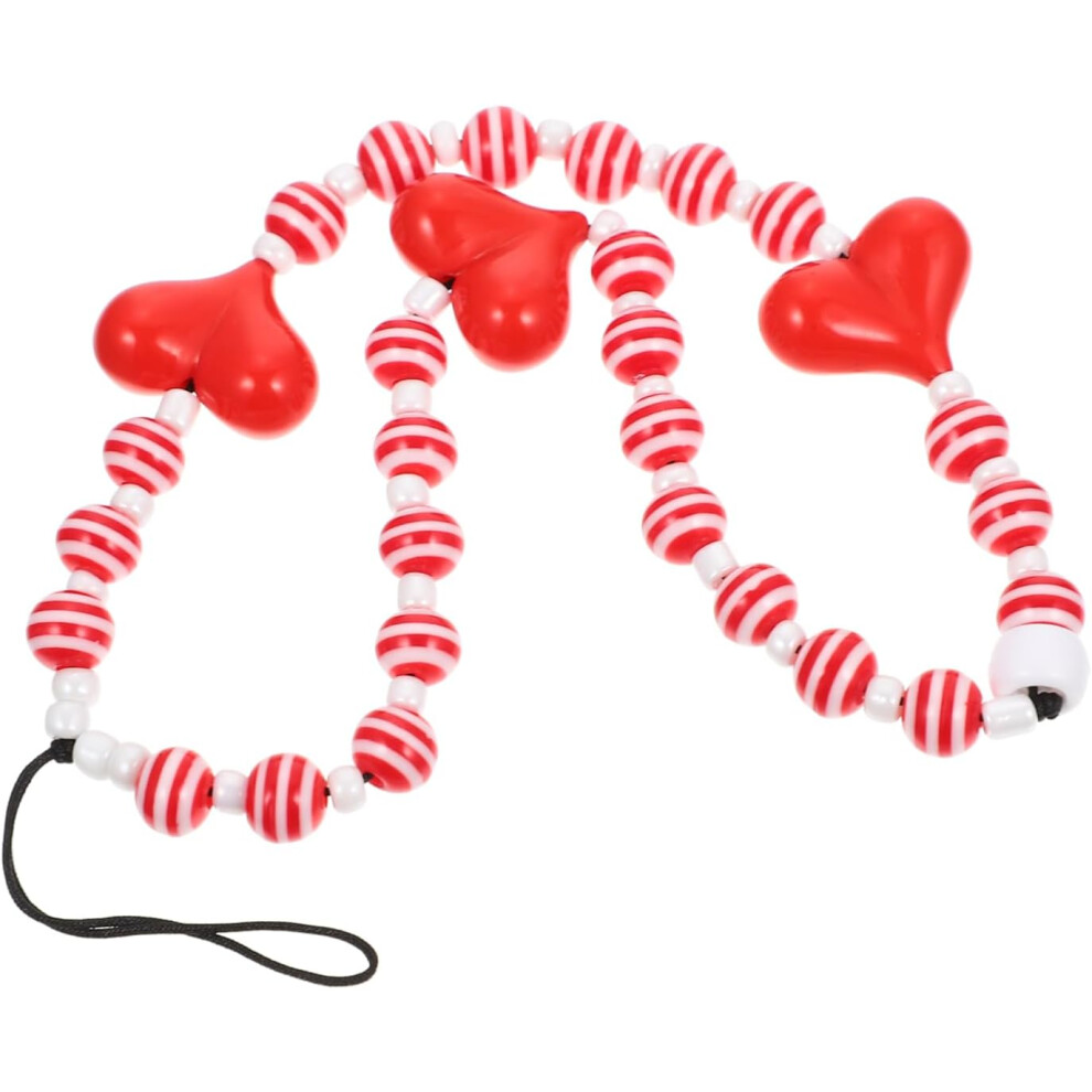 liefde mobiele telefoon ketting decoratieve telefoon ketting hart telefoon lanyard telefoon nek lanyards mobiele telefoon