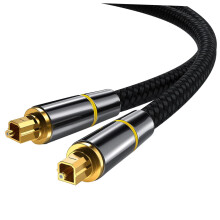 1m digitale audio-optische kabel (mannelijk naar mannelijk) voor soundbar, tv, gameconsole
