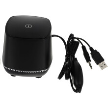 Smartphone-luidspreker Mobiele telefoon Mini-computerluidspreker Direct Insert-versterker Strak zwart ontwerp Willekeurige kleur