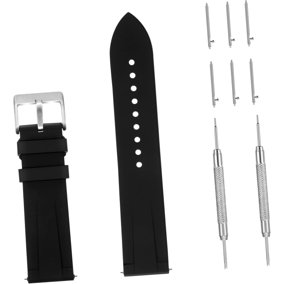 Siliconen Horlogeband, Ademend, Comfortabel En Stevig Horlogebandje Voor 22 Mm Smartwatch 7354531300126