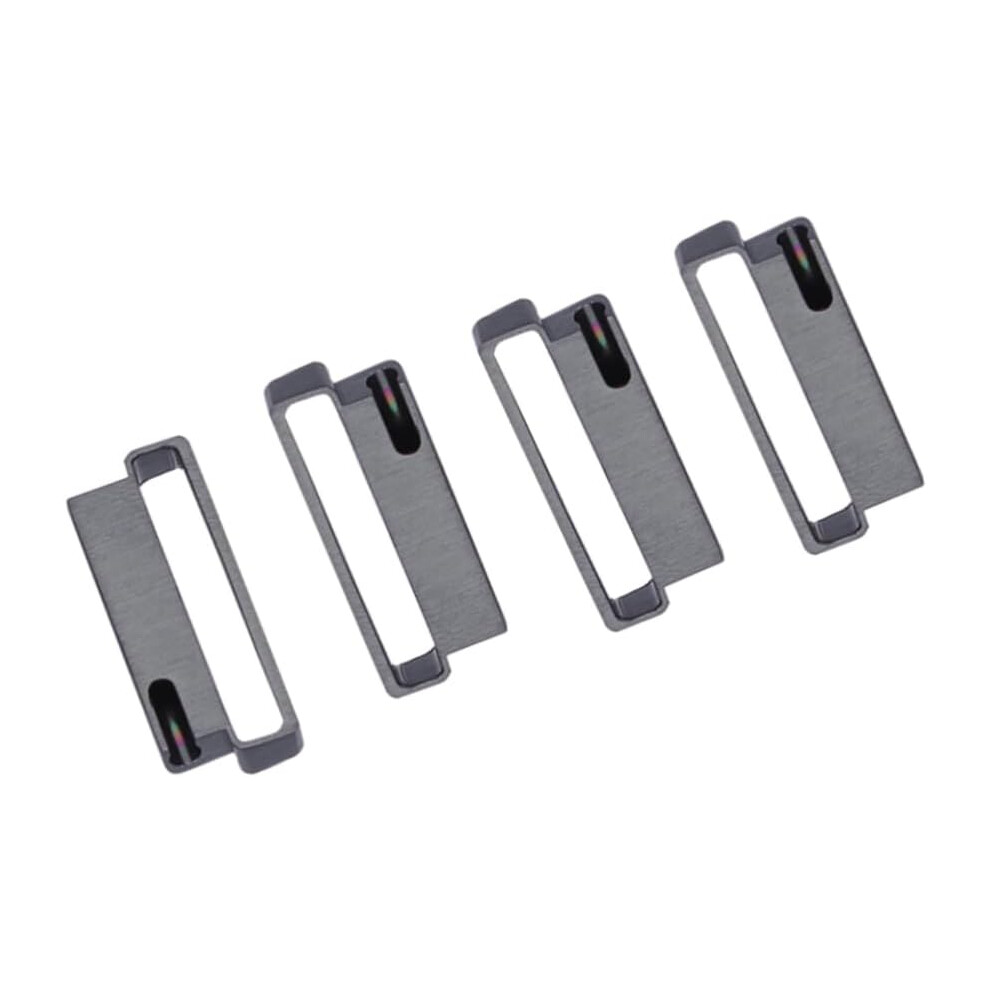 4 Stuks Roestvrijstalen Horlogeconnector Metalen Adapter Voor Smartwatch Horlogeband Accessoire Eenvoudige Installatie 7354531298874