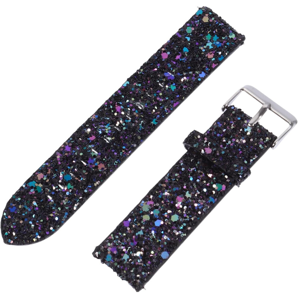 1 Stuk Glanzend Vervangend Horlogebandje Voor Horloge Bling Polsbandje Stijlvol En Comfortabel Polsbandje Voor Actief Gebruik 7354531299369