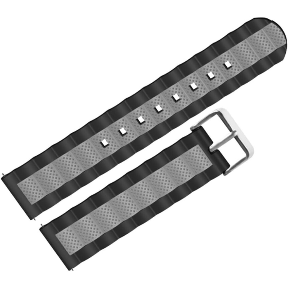 Slimme Horlogeband, Sporthorlogeband, Ademend Siliconenrubber, Polsband, Compatibel 7354531300003