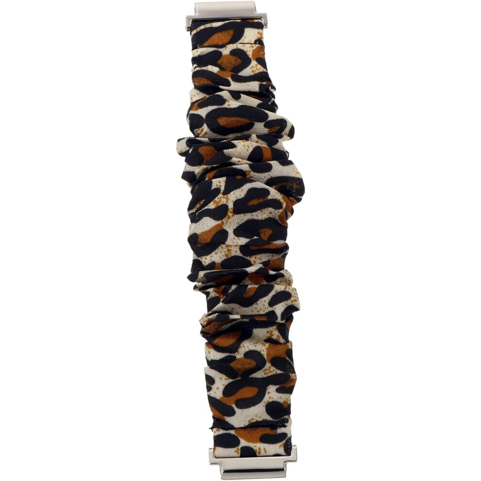 Elastische Scrunchie Horlogeband Voor Horloge Actief Luipaardprintontwerp Stijlvolle Polsband Compatibel Met Smartwatchband Voor Vrouwen 7354531299499