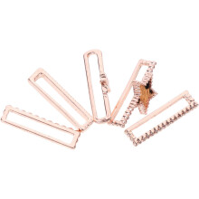 Stijlvolle 5-pack horlogebandbedels Decoratieve ringlussen voor horlogeband van legering Prachtige horlogebandbedels
