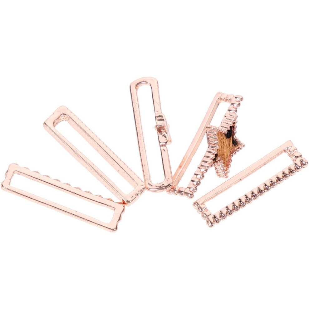 Stijlvolle 5-Pack Horlogebandbedels Decoratieve Ringlussen Voor Horlogeband Van Legering Prachtige Horlogebandbedels 7354531300478