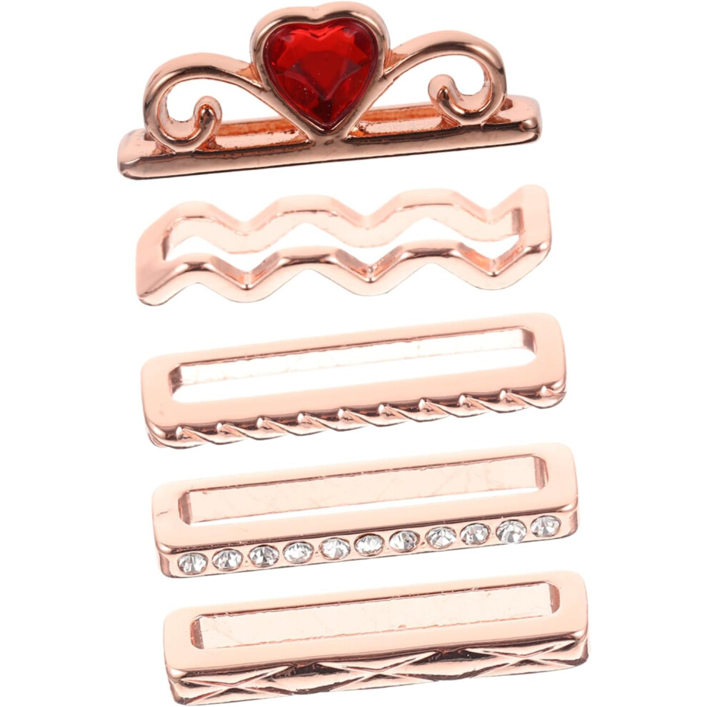 5 Stuks Decoratieve Ringen Voor Horloges, Horlogeonderdelen, Horlogebandringen, Siliconen Horlogebandringen, Horlogebenodigdheden, Ringen 7354531300508