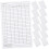 Handige golf scorekaarten 18-pack Stevig waterdicht Extra notatieruimte voor holenummers Data 1