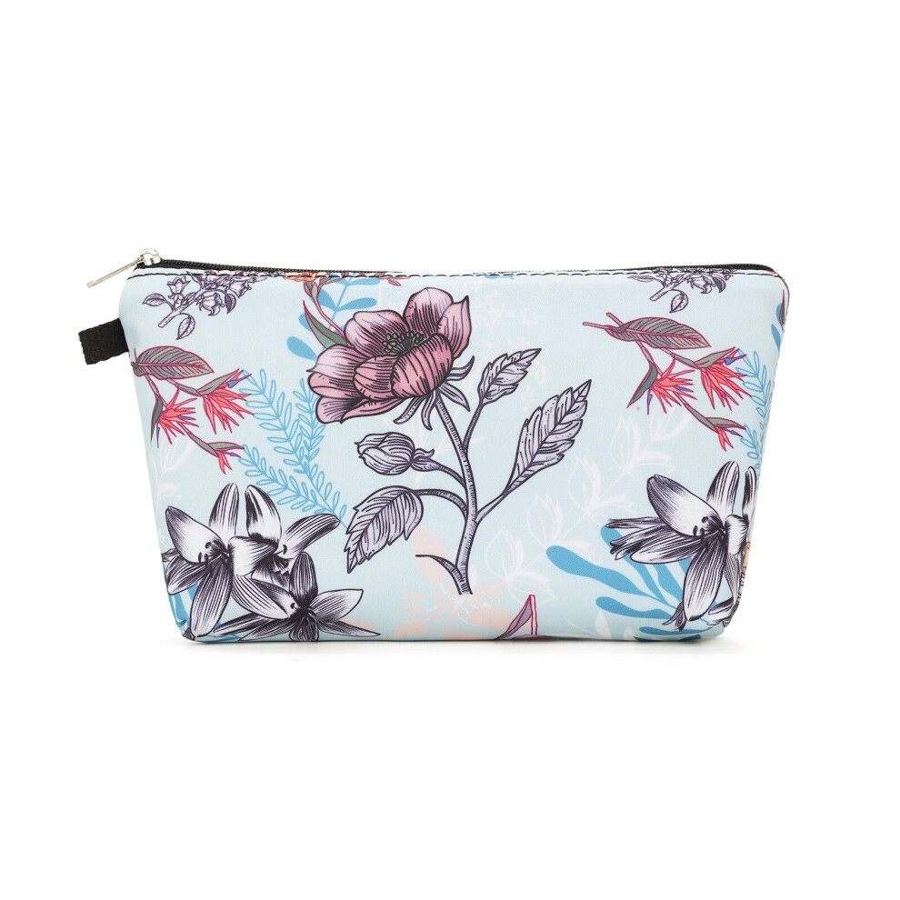 (Red and Blue) Woman Small Purse Stylish Makeup Bag Pouch Cosmetic Bag for Ladies