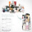 Plastic Cosmetic Storage Box, Rotating Organizer 6