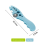 (02 white) Multi-Functional Medical Bottle Opener Plastic Via 7