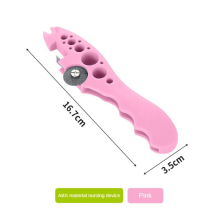(Pink Bottle Opener) Multi-Functional Medical Bottle Opener Plastic Via