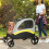 Bingopaw Extra Large Pet Jogger Stroller 4 Wheels Loads up to 65kg 6