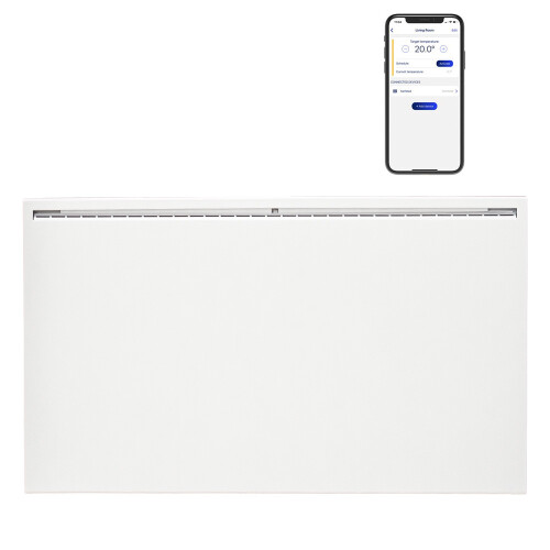 (400W) Adax Famn Wifi Electric Panel Heater, Wall Mounted