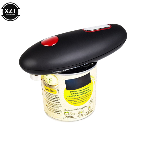 (black) Electric Can Opener Kitchen Safety Tools Handheld 2