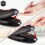 (black) Electric Can Opener Kitchen Safety Tools Handheld 6