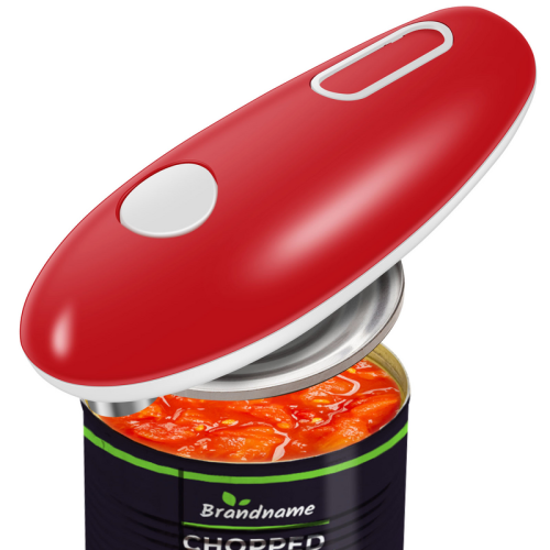 (black) Portable Electric Can Opener Smooth Edge Automatic 1