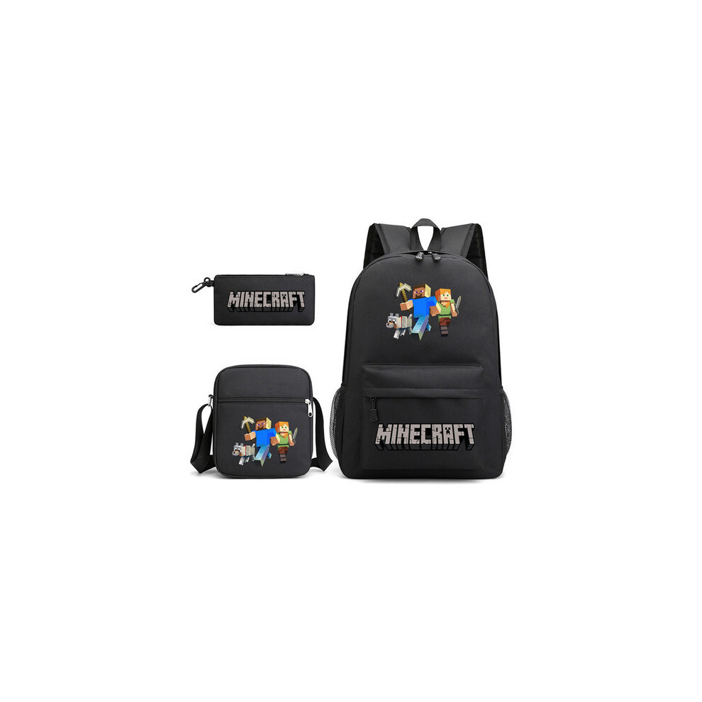 (F2, Three-piece set) New 2025 Backpack Shoulder Bag Pencil Bag Three-piece Backpack Children's Backpack Cartoon-image-OPC-PGKN8SW-NEW