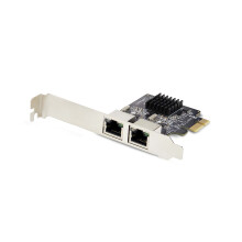 StarTech.com 2-Port Gigabit PCIe Network Adapter Card, TAA Compliant - network adapter - PCIe - Gigabit Ethernet x 2 - T