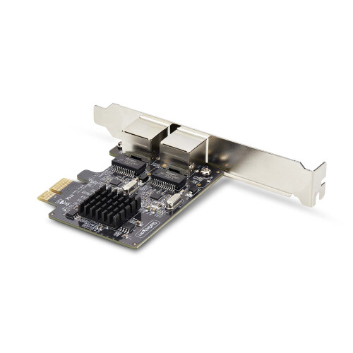 StarTech.com Placa de Rede PCIe - STARTECH.COM - 2 Portas - 10/100/1000Mbps - Wake-on-LAN - VLAN 1