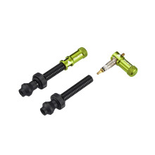 Granite Juicy Nippelventilkappe und Presta-Ventilschaft-Set, Fahrradreifenkappen, Staubschutzkappen mit Funktion zum Entfernen des Ventileinsatzes, la