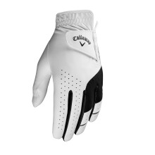 Callaway Golf Men's Weather Spann Golf Glove(White, 2-Pack, Medium, Prior Gen Model , Standard, Worn on Right Hand)
