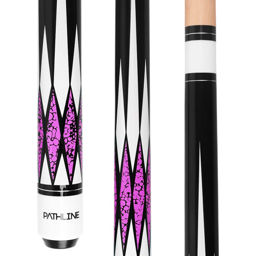 Pathline Pool Cue Stick - 58 tommer Canadisk Maple Billiard Pool Stick (lilla 19 oz)