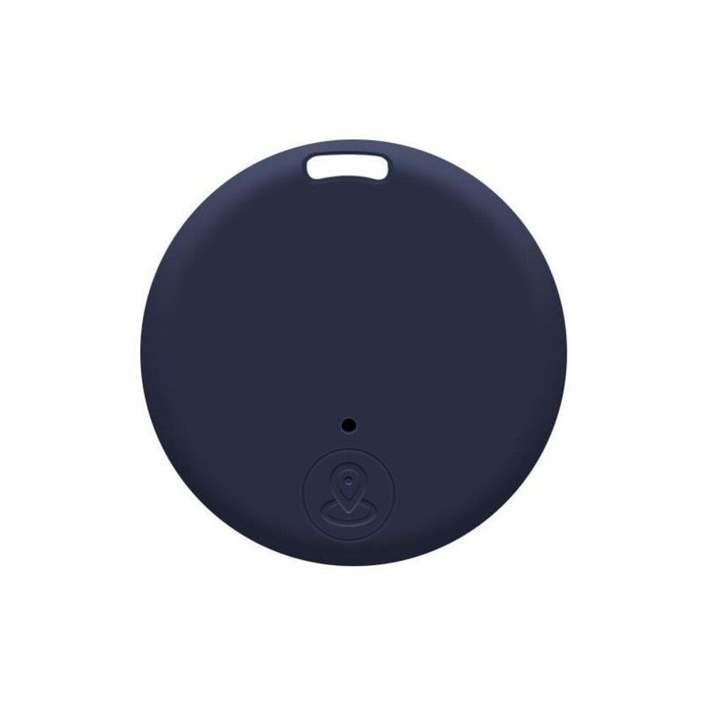 (blue) Mini Dog GPS Bluetooth 5.0 Tracker Anti-Lost Device Round Anti-Lost Device Pet Kids Bag Wallet Tracking Smart Finder Locator