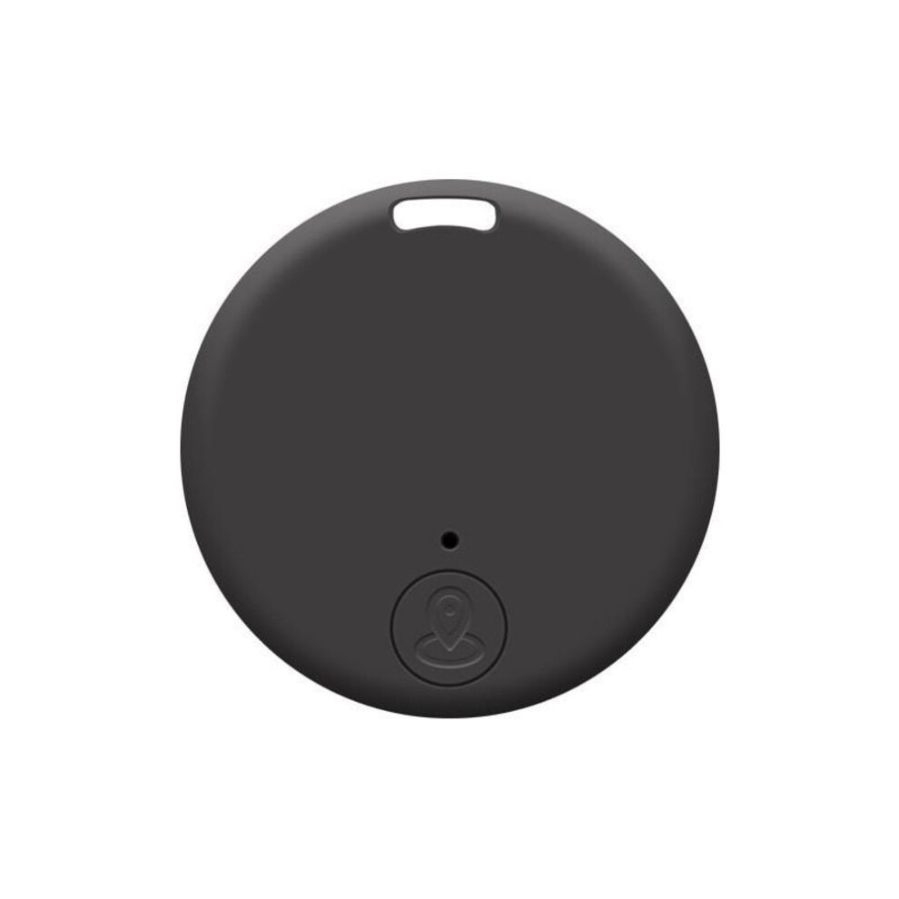 (black) Mini Dog GPS Bluetooth 5.0 Tracker Anti-Lost Device Round Anti-Lost Device Pet Kids Bag Wallet Tracking Smart Finder Locator
