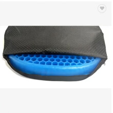 1pc EggSitter Gel Car Seat Cushion, Honeycomb Design, Multi-Functional Office Cooling Pad, All-Season Comfort, Non-Slip Cover, Hand Washable - Fit