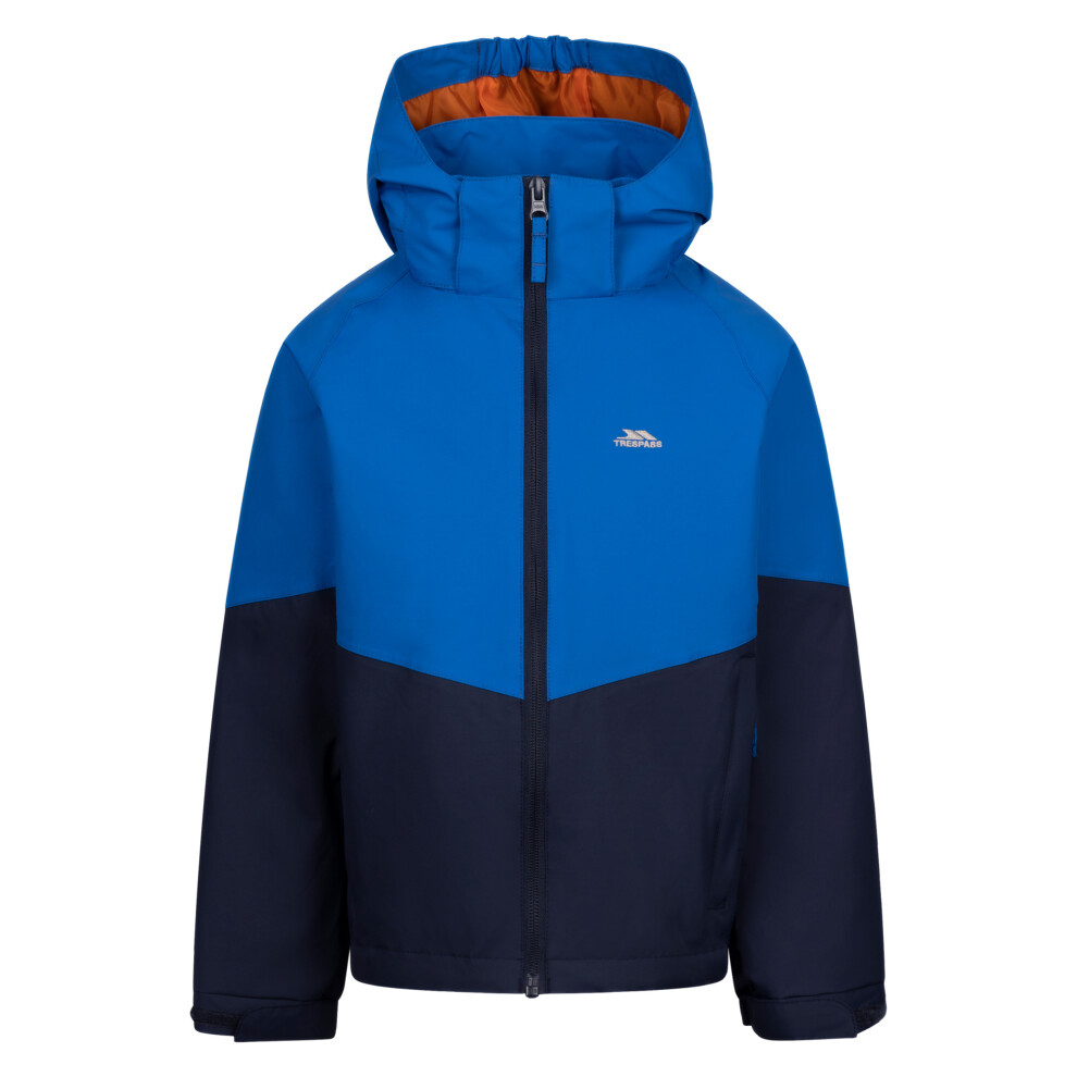 (3-4 Years, Blue) Trespass Childrens Boys Dexterous Waterproof Rain Jacket