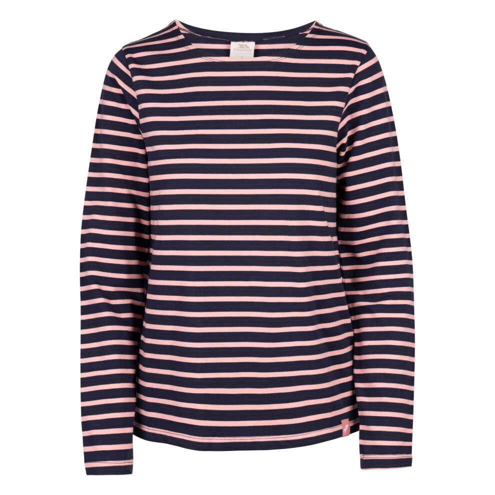 (S, Pink Shell) Trespass Womens/Ladies Karen Yarn Dyed Stripe Shirt