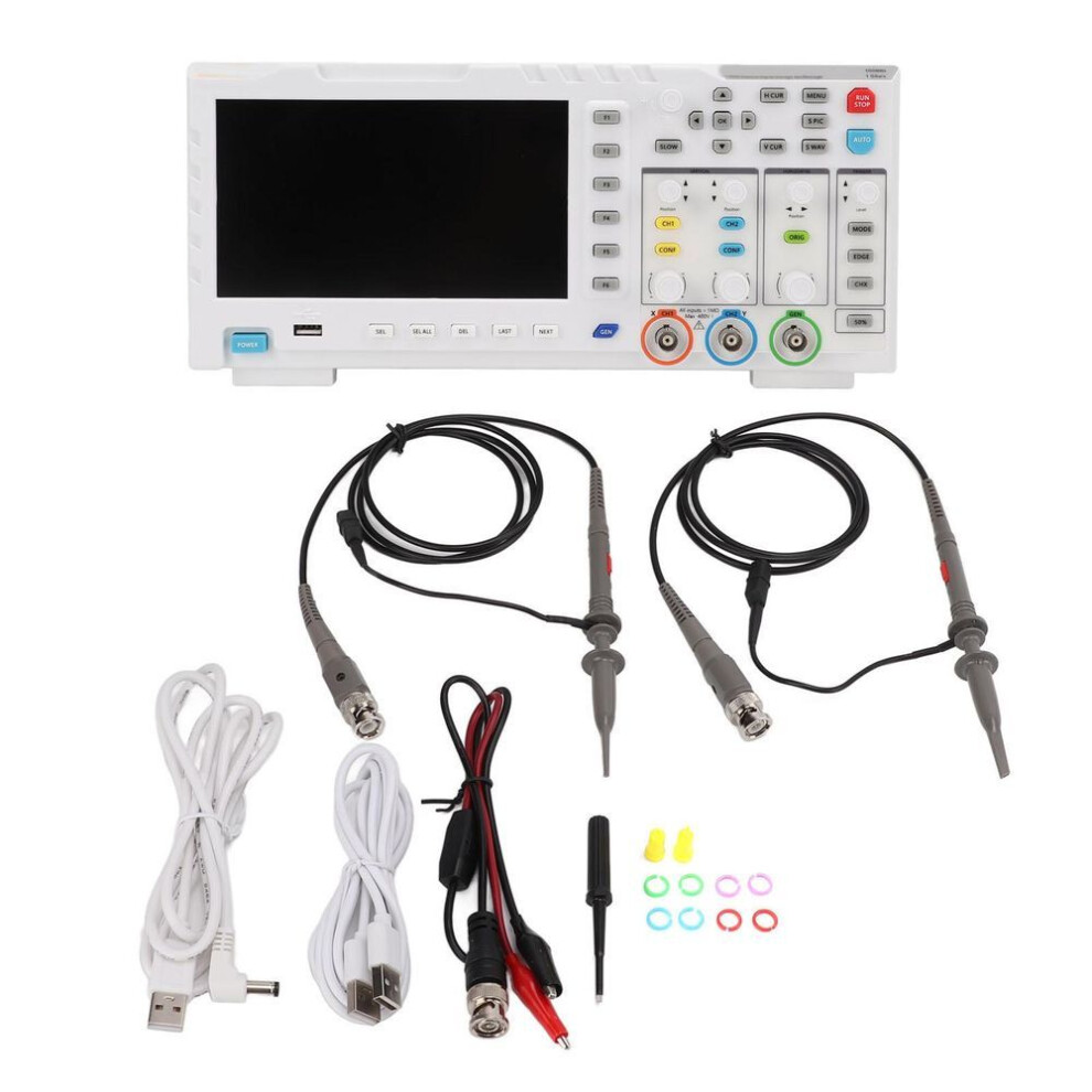 1014D LCD Digital Oscilloscope Portable 100MHz 2 Channel Oscilloscope Signal Generator