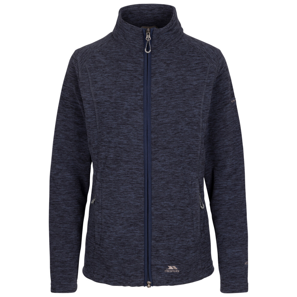 (S, Navy Marl) Trespass Womens/Ladies Reply AT200 Fleece Jacket