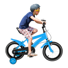 14inch Blue Children's Bike with Practice Wheels
