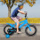 14inch Blue Children's Bike with Practice Wheels 4