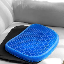Car seat cushion, thick and breathable honeycomb absorbent pressure point seat cushion with non-slip cover