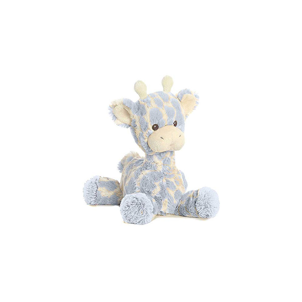 Ebba Loppy Giraffe Plush Stuffed Animal with Rattle for Baby Blue