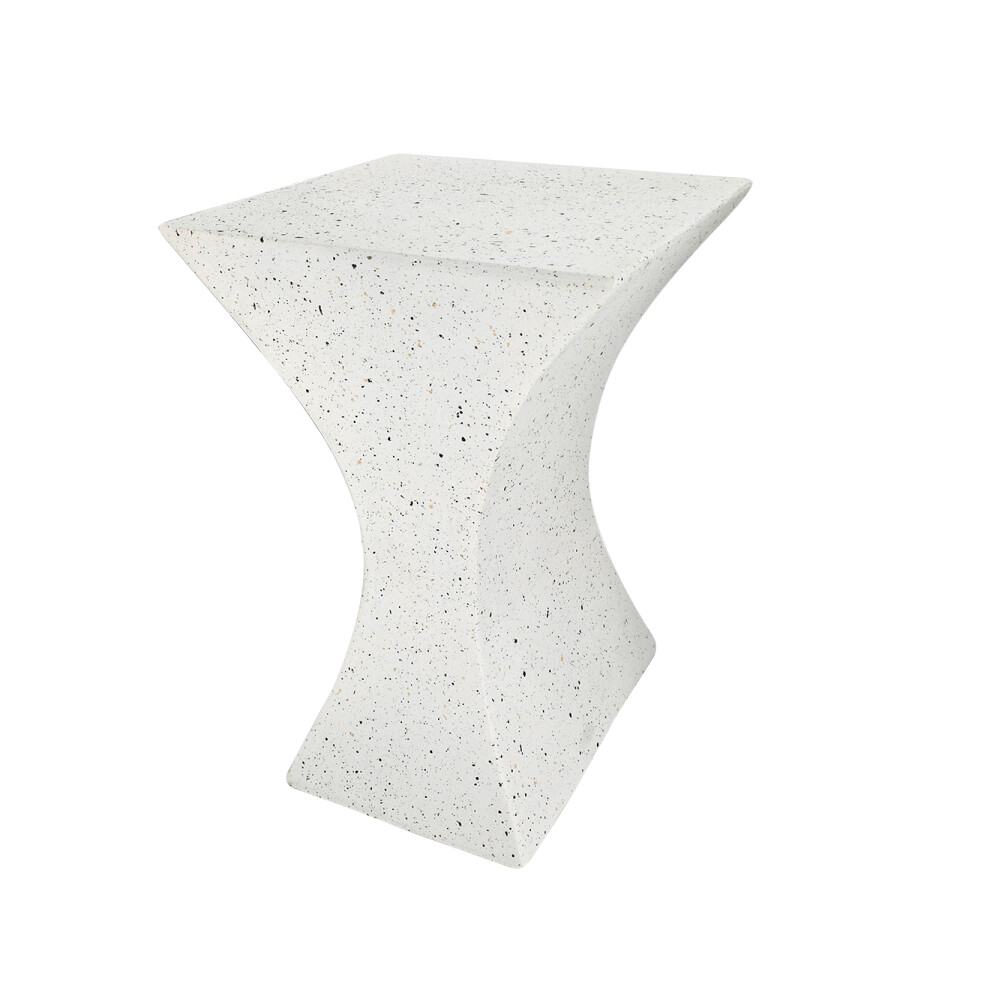 Geometric Lightweight Concrete End Table Side Table Outdoor-image-OPC-PGKNNKT-NEW
