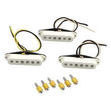Σετ αξεσουάρ κιθάρας-White 69 Sound Hole Pickup with Tuner and Capo