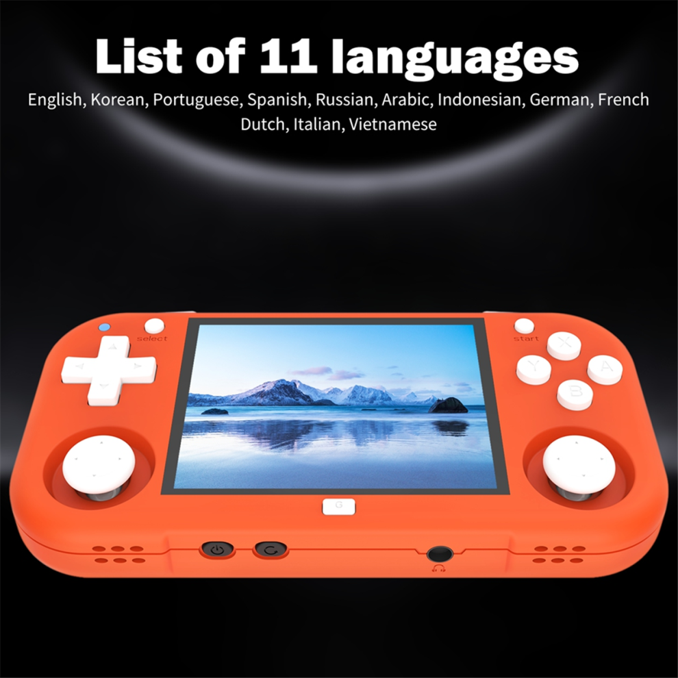 Xu Mini M Game Console 64Gb 10700 Games 2.8 Inch Ips Linux Orange 4853741882222