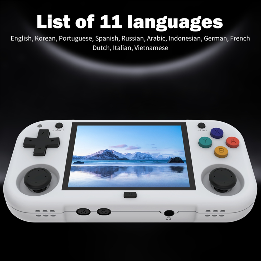 Xu Mini M Game Console 64Gb 10700 Games 2.8 Inch Ips Linux White/Gray 4853741882215