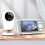 Câmera de vídeo para monitoramento de bebês de 4 polegadas com zoom digital de 3x e plugue do Reino Unido 7