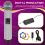 Draadloze handheld dynamische microfoon karaokemicrofoon 2 microfoon 7